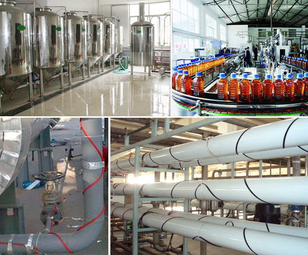 電伴熱管道保溫系統(tǒng)為飲料生產管道提供伴熱保溫幫助(圖2)