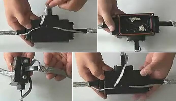 二通、三通接線盒正確接線盒方式圖