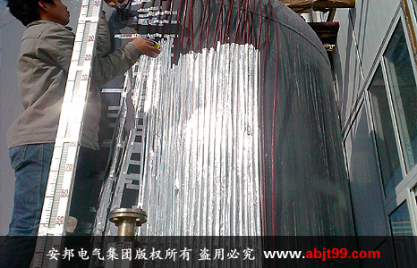 江蘇濱?；すI(yè)園硫酸儲(chǔ)罐電伴熱保溫